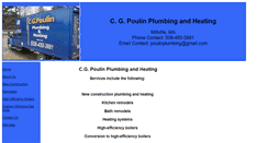 Desktop Screenshot of cgpoulinplumbingandheating.com